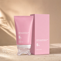 Luvorus Collagen Neck Cream on warm travertine