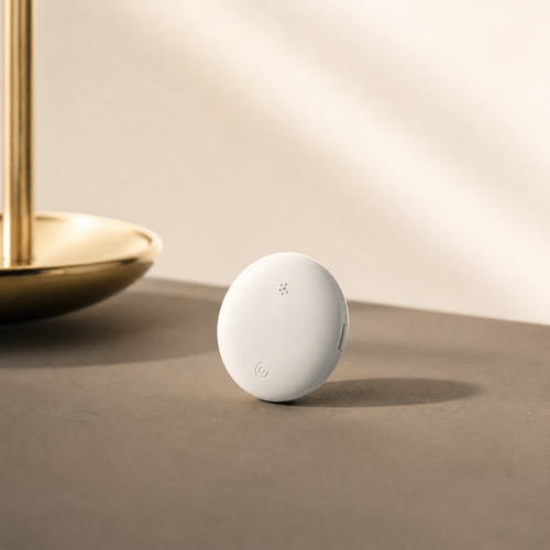 White Bluetooth item tracker