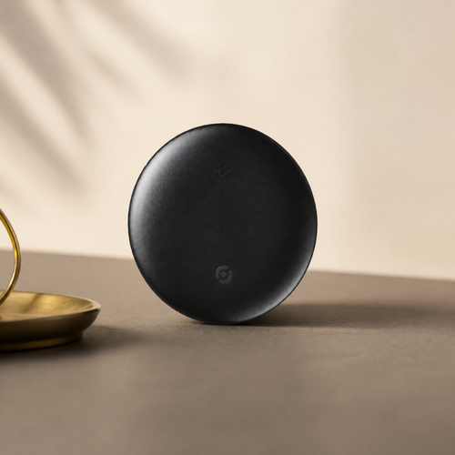 Black Bluetooth item tracker