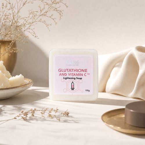 AILKE Brightening Lightening Soap with Vitamin C and Glutathione, 150g