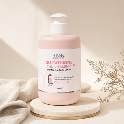 AILKE Brightening Body Lotion with Vitamin C and Glutathione, 500ml
